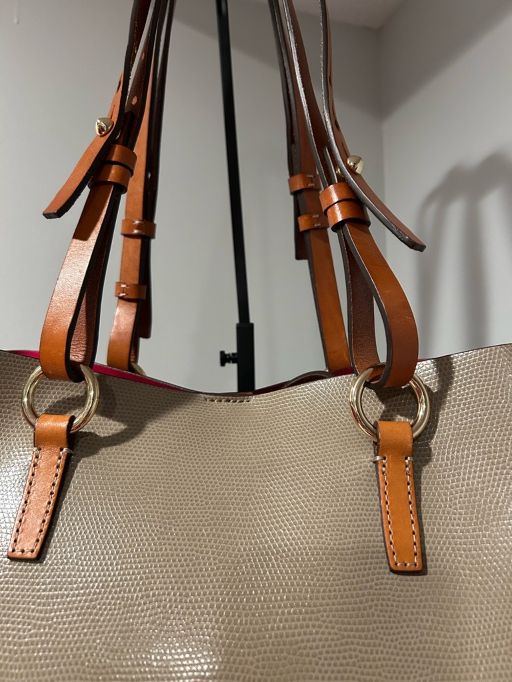 Dooney & Bourke Sienna Briana Textured Leather Tote w Matching Wristlet NWOT - Picture 7 of 13